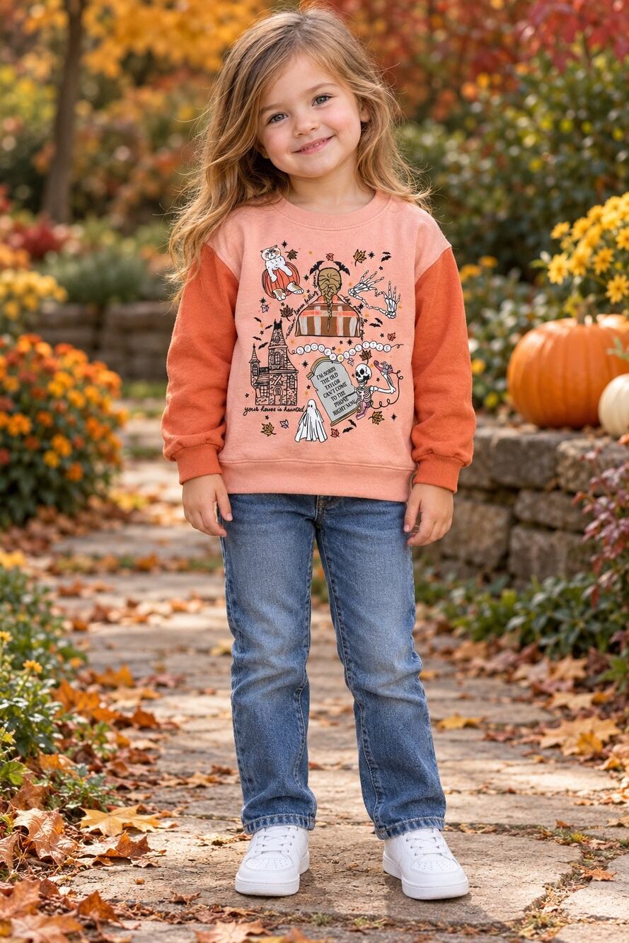 Elisabeth + Faith Taylor Swift Halloween Sweatshirt Kids 4 Spooky Swiftie NWOT